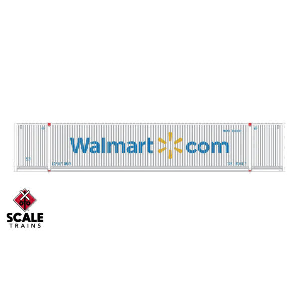 Scale Trains N 53' CIMC Container Walmart Single
