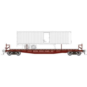 Rapido HO 50' F30d TOFC Flat Car Pennsylvania "As Delivered" w/ Trailer