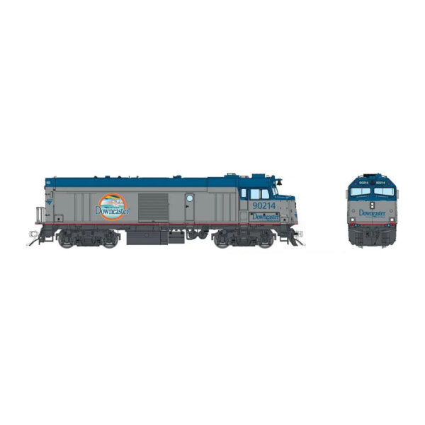 Rapido HO F40PH Amtrak NPCU "Phase V Downeaster" w/ DCC & Sound