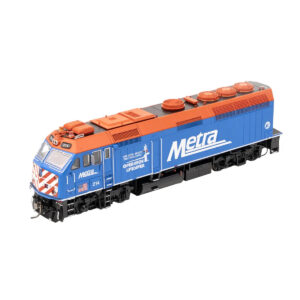Rapido HO F40PHM-2 Metra "Blue Scheme, Operation Life Saver"