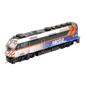 Rapido HO F40PHM-2 Metra "Fade Scheme" w/ DCC & Sound