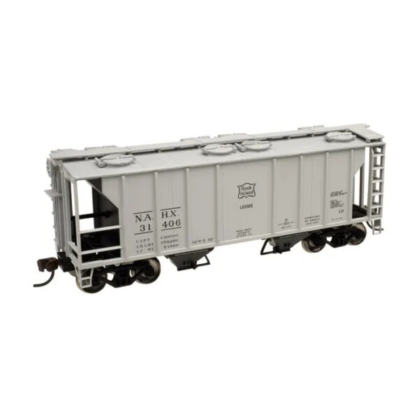 Atlas HO Trainman PS-2 2 Bay Covered Hopper Rock Island "NAHX"