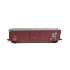 Atlas HO 50' ACF Precision Design Smooth Side Box Car Chicago Northwestern "Brown & White"