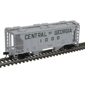 Atlas HO Trainman PS-2 2 Bay Covered Hopper Central of Georgia