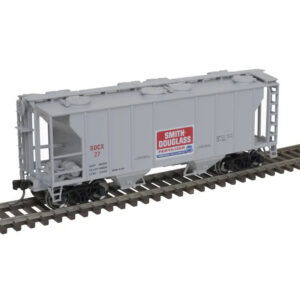 Atlas HO Trainman PS-2 2 Bay Covered Hopper Smith Douglas "SDCX"