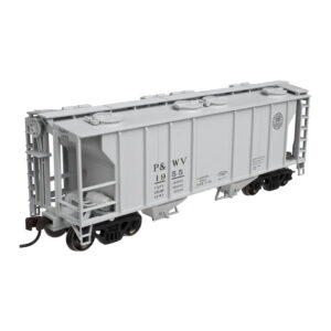Atlas HO Trainman PS-2 2 Bay Covered Hopper Pittsburgh & West Virginia