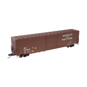 Atlas HO 60' ACF Auto Parts Single Door Box Car Norfolk Western "Brown"