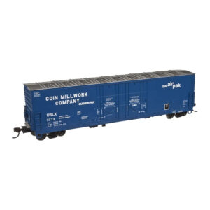 Atlas HO 53' Evans Double Plug Door Box Car Coin Millwork "USLX"