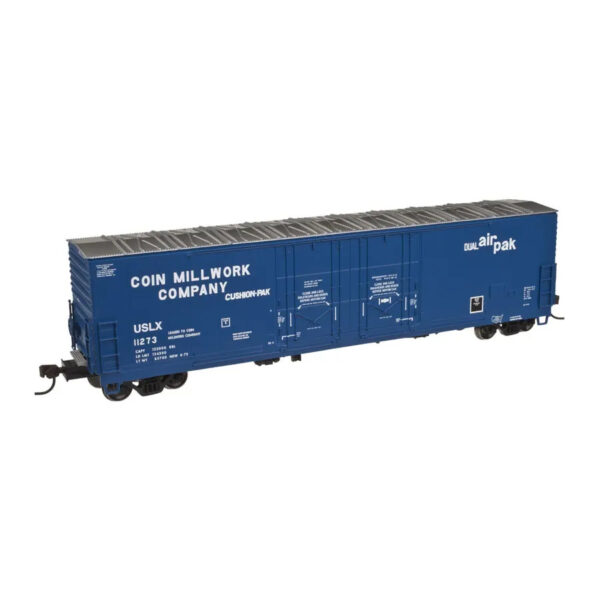 Atlas HO 53' Evans Double Plug Door Box Car Coin Millwork "USLX"