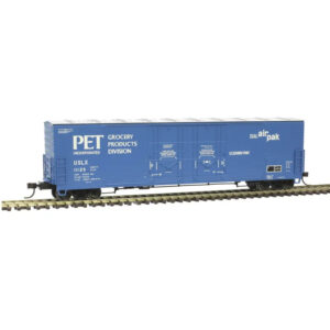 Atlas HO 53' Evans Double Plug Door Box Car PET Inc. "USLX"