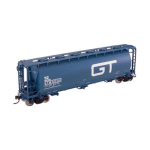 Atlas HO ACF 3 Bay Cylindrical Covered Hopper Grand Trunk