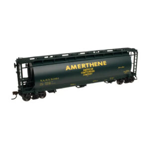 Atlas HO ACF 3 Bay Cylindrical Covered Hopper Amerthene "NAHX"