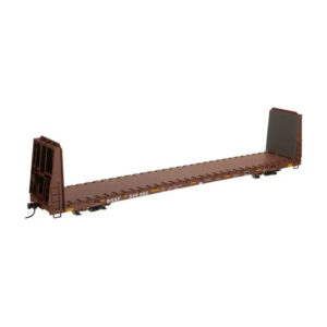 Atlas HO Trainman Bulkhead Flat Car BNSF