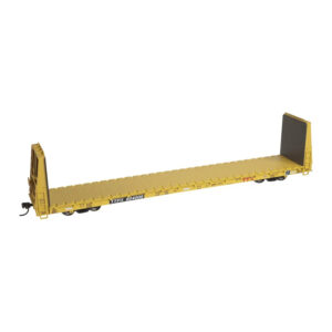 Atlas HO Trainman Bulkhead Flat Car Trailer Train "Red Logo"