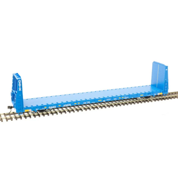 Atlas HO Trainman Bulkhead Flat Car GATX