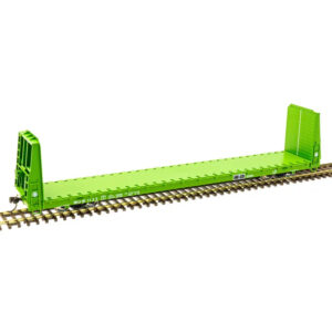 Atlas HO Trainman Bulkhead Flat Car Minnesota Dakota & Western