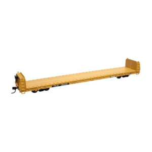Atlas HO Trainman Short Bulkhead Flat Car Trailer Train "Speed Logo"
