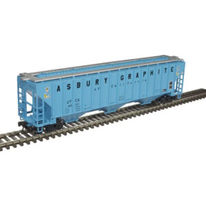 Atlas HO Trainman Thrall 4750 Covered Hopper Asbury Graphite of California