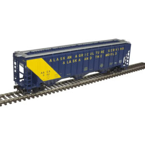 Atlas HO Trainman Thrall 4750 Covered Hopper Alaskan Agriculture Serving Alaska & The World