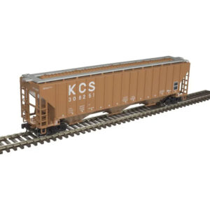 Atlas HO Trainman Thrall 4750 Covered Hopper Kansas City Southern