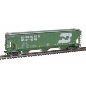 Atlas HO Trainman Thrall 4750 Covered Hopper BNSF "ex BN, with Conspicuity Stripes"