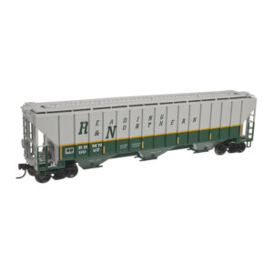 Atlas HO Trainman Thrall 4750 Covered Hopper Reading Blue Mountain & Northern