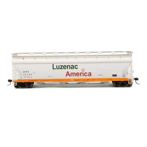Atlas HO Pressureaide Covered Hopper Luzenac America