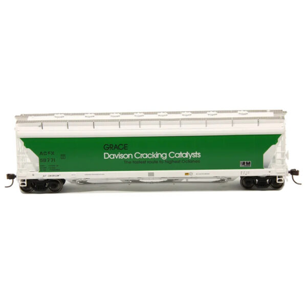 Atlas HO Pressureaide Covered Hopper Grace Davison