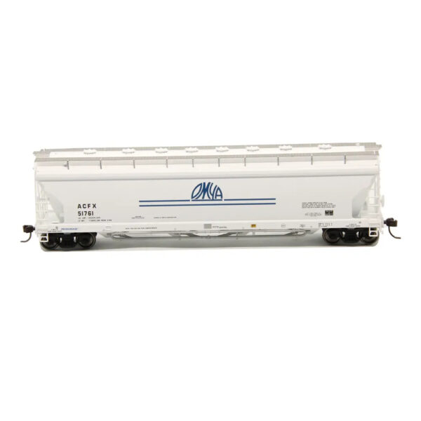 Atlas HO Pressureaide Covered Hopper OMYA