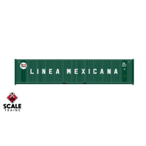 Scale Trains HO 40’ Square Corrugation Container Linea Mexicana