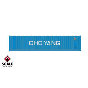 Scale Trains HO 40’ Square Corrugation Container Cho Yang