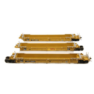 Atlas HO Thrall 53' Articulated Well Car Trailer Train "Large Red Logo"