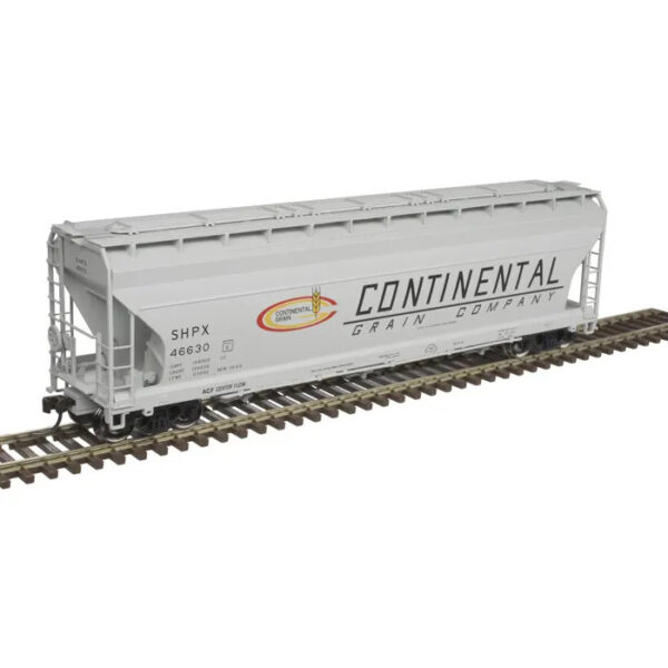 Atlas HO ACF 4650 Covered Hopper Continental Grain