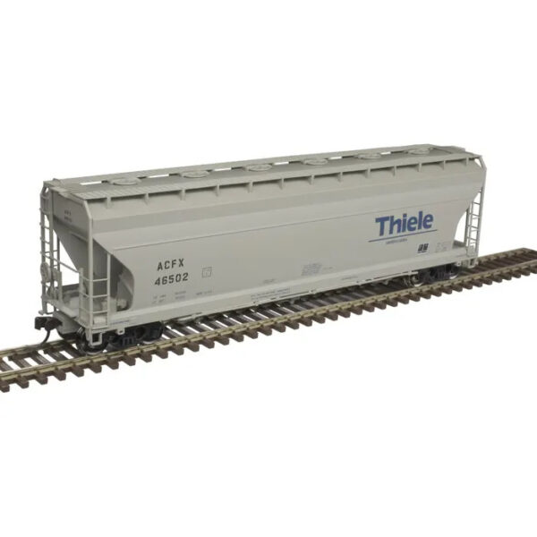 Atlas HO ACF 4650 Covered Hopper Thiele Kaolin