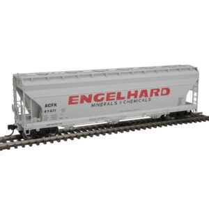 Atlas HO ACF 4650 Covered Hopper Engelhard