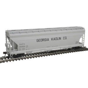 Atlas HO ACF 4650 Covered Hopper Georgia Kaolin