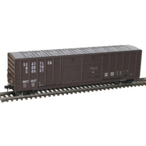Atlas HO 50' FMC 5077 Double Door Box Car Seattle & North Coast "Brown"