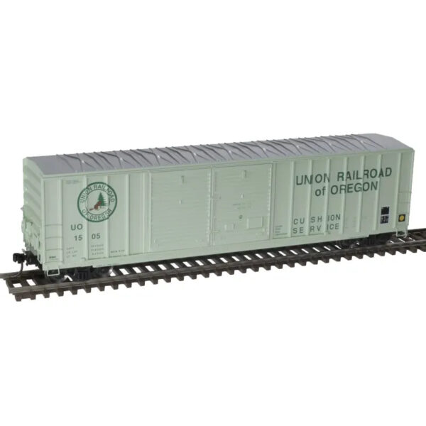 Atlas HO 50' FMC 5077 Offset Double Door Box Car Union Railroad of Oregon