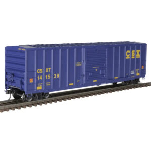 Atlas HO 50' FMC 5077 Box Car CSX "Quality Car with Conspicuity Stripes"