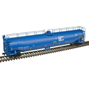 Atlas HO 33,000 Gallon "Whale Belly" Tank Car GLNX "Blue"