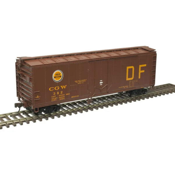 Atlas HO Trainman 40' Plug Door Box Car Chicago Great Western