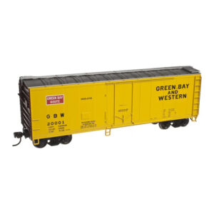 Atlas HO Trainman 40' Plug Door Box Car Green Bay & Western