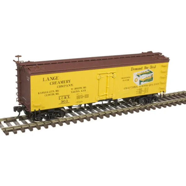 Atlas HO 36' Wood Reefer Lange Creamery