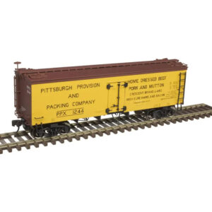 Atlas HO 36' Wood Reefer Pittsburg Provision & Packing