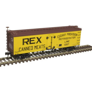 Atlas HO 36' Wood Reefer Cudahy "Rex Canned Meat"