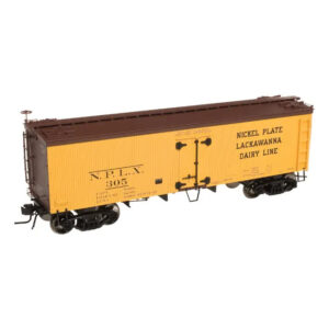 Atlas HO 36' Wood Reefer Nickel Plate Road & Lackawanna Dairy Line