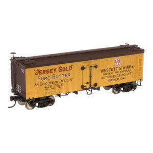 Atlas HO 36' Wood Reefer Wescott & Winks "Jersey Gold"