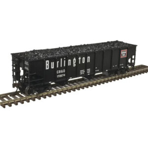 Atlas HO Trainman 70 Ton 3 Bay Hopper Chicago Burlington & Quincy