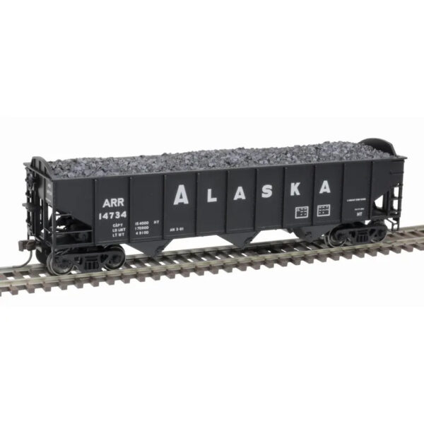 Atlas HO Trainman 70 Ton 3 Bay Hopper Alaska