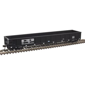 Atlas HO Trainman 52' Evans Gondola Burlington Northern "Black, 3 Line"